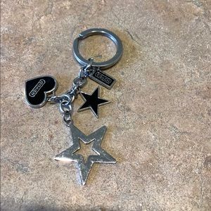 Coach Used Star Keychain